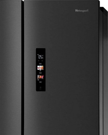 Холодильник WEISSGAUFF WCD 480 Total NoFrost Inverter Silk Inox Built-in