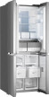 Холодильник WEISSGAUFF WCD 480 Total NoFrost Inverter Silk Inox Built-in