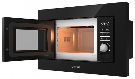 Встраиваемая микроволновая печь СВЧ Libhof MOS-2120 black