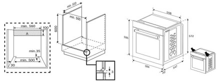 Встраиваемый электрический духовой шкаф Indesit IFE 4841 J BL Встраиваемый электрический духовой шкаф Indesit IFE 4841 J BL