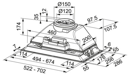 Вытяжка Franke FBI 525 XS