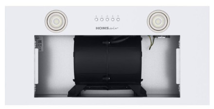Встраиваемая вытяжка HOMSAIR Camelia Power 60 белый Встраиваемая вытяжка HOMSAIR Camelia Power 60 белый
