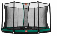 Каркасный батут Berg InGround Champion + Safety Net Comfort 380 380х380х20 см