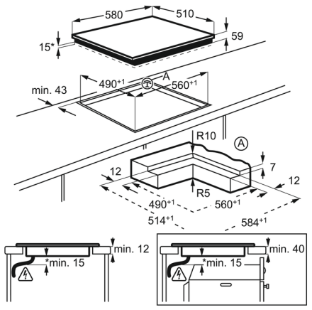 Варочная панель AEG IKK 64545 XB
