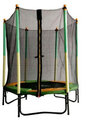 Каркасный батут DFC Jump Kids 55" (пружины из стали) 137х137х165 см Каркасный батут DFC Jump Kids 55" (пружины из стали) 137х137х165 см