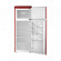 Холодильник TESLER RT-217 RED Холодильник TESLER RT-217 RED