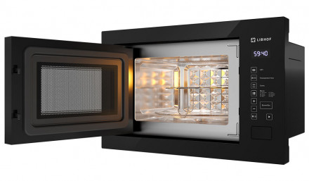 Встраиваемая микроволновая печь СВЧ Libhof MOS-3225 black