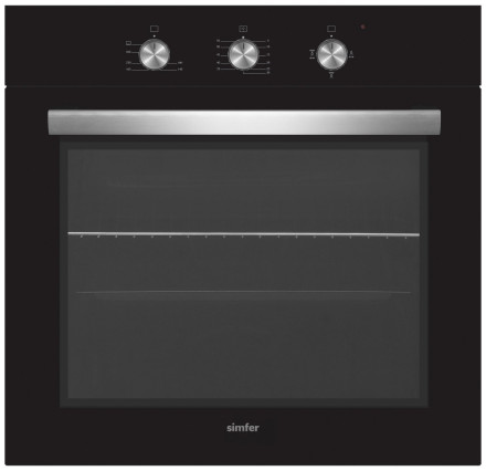Газовый духовой шкаф Simfer B6GB12016 Газовый духовой шкаф Simfer B6GB12016