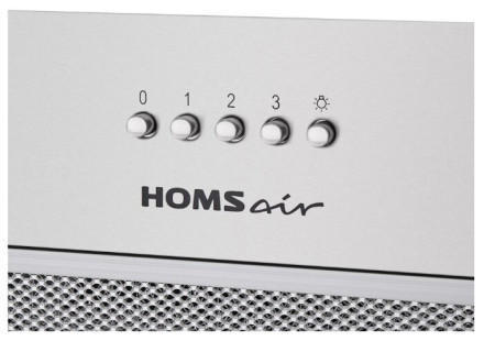 Встраиваемая вытяжка HOMSAIR Camelia Power 60 нержавеющая сталь