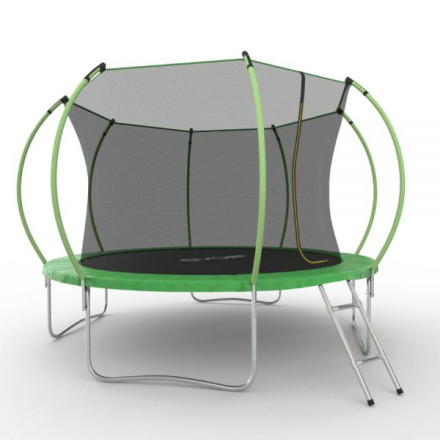 Каркасный батут EVO Jump 12FT Internal Green с сеткой и лестницей Каркасный батут EVO Jump 12FT Internal Green с сеткой и лестницей