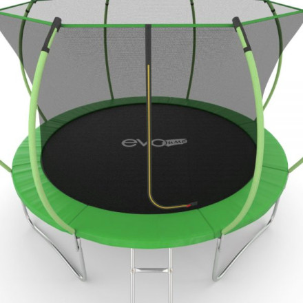 Каркасный батут EVO Jump 12FT Internal Green с сеткой и лестницей Каркасный батут EVO Jump 12FT Internal Green с сеткой и лестницей