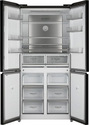 Холодильник WEISSGAUFF WCD 510 Built-in Inverter NoFrost Dark Inox