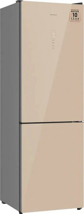 Холодильник WEISSGAUFF WRK 185 Total NoFrost Inverter Beige Glass Холодильник WEISSGAUFF WRK 185 Total NoFrost Inverter Beige Glass