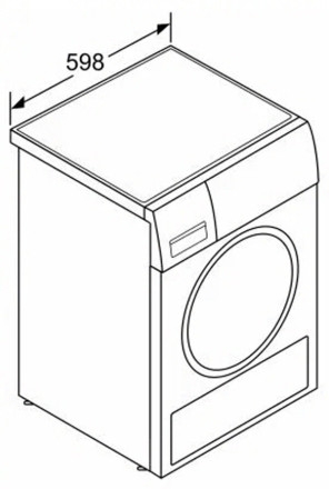 Сушильная машина Bosch WTH8307LSN