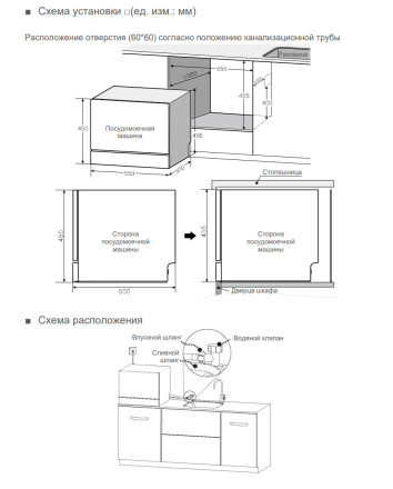Посудомоечная машина Simfer DWB6601