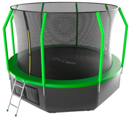 Каркасный батут EVO Jump 12FT Cosmo с нижней сетью 366х366х265 см