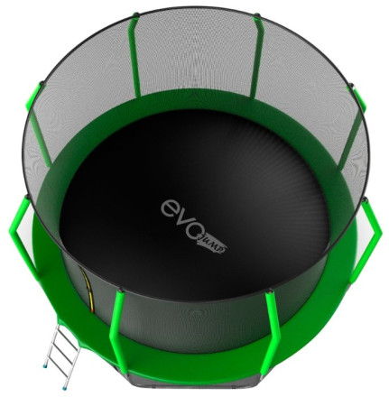 Каркасный батут EVO Jump 12FT Cosmo с нижней сетью 366х366х265 см