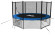 Каркасный батут Unix Line 12ft Classic (outside) 366х366х269 см