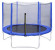 Каркасный батут DFC Trampoline Fitness 12FT-TR-LG/12FT-TR-B с сеткой 366х366 см