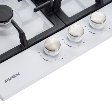 Встраиваемая газовая варочная панель Avex HS 4532 W Встраиваемая газовая варочная панель Avex HS 4532 W