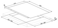 Газовая варочная панель smeg PV695LCNX Газовая варочная панель smeg PV695LCNX
