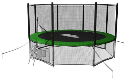 Каркасный батут Unix Line 14ft Classic (outside) 427х427х269 см