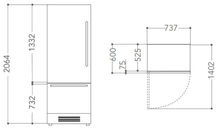 Встраиваемый холодильник KitchenAid KCZCX 20750L