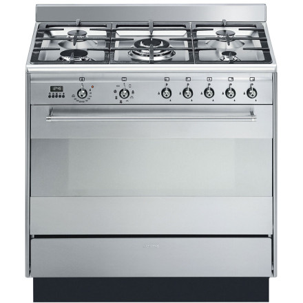 Варочный центр Smeg SUK91MFX9 Варочный центр Smeg SUK91MFX9