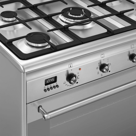 Варочный центр Smeg SUK91MFX9 Варочный центр Smeg SUK91MFX9