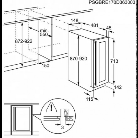 Винный шкаф ELECTROLUX ERW 0273 AOA Винный шкаф ELECTROLUX ERW 0273 AOA