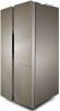 Холодильник Side by Side Ginzzu NFI-5212 Gold glass