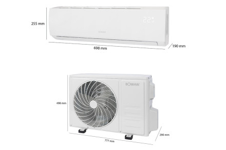 Сплит-система Bomann CL 6044 CB 9000 BTU/h Сплит-система Bomann CL 6044 CB 9000 BTU/h