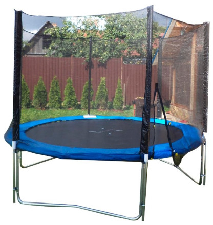 Каркасный батут babysport 300 см с сеткой 300х300 см Каркасный батут babysport 300 см с сеткой 300х300 см