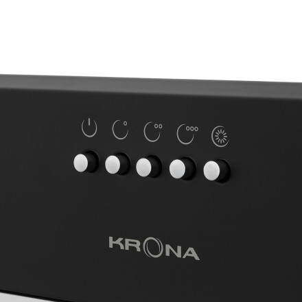 Встраиваемая вытяжка Krona Adel 600 Black PB