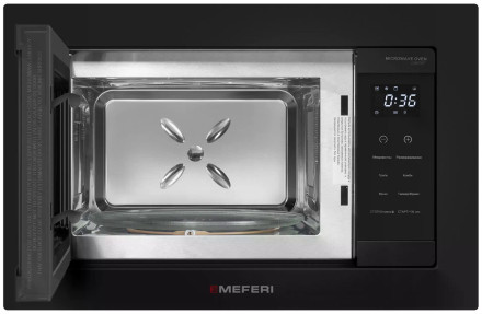 Встраиваемая микроволновая печь СВЧ Meferi MMO6020BK COMFORT