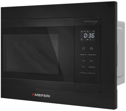 Встраиваемая микроволновая печь СВЧ Meferi MMO6020BK COMFORT