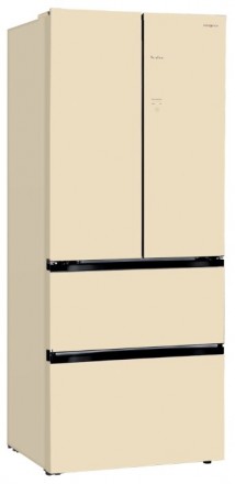 Холодильник Tesler RFD-361I Crystal Beige