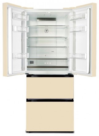 Холодильник Tesler RFD-361I Crystal Beige
