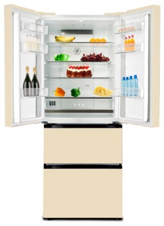 Холодильник Tesler RFD-361I Crystal Beige