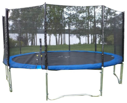 Каркасный батут babysport 370 см с сеткой 370х370 см Каркасный батут babysport 370 см с сеткой 370х370 см