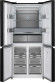 Холодильник WEISSGAUFF WCD 590 NoFrost Inverter Premium EcoFresh Black Glass