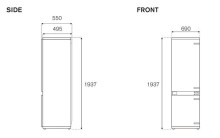 Холодильник BERTAZZONI REF704BBNPTC Холодильник BERTAZZONI REF704BBNPTC