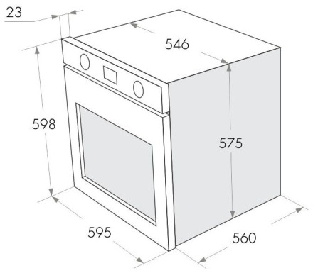 Духовой шкаф MAUNFELD MEOFG 676RBG TRS Духовой шкаф MAUNFELD MEOFG 676RBG TRS