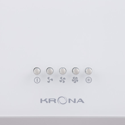 Каминная вытяжка Krona Helga 600 white PB Каминная вытяжка Krona Helga 600 white PB