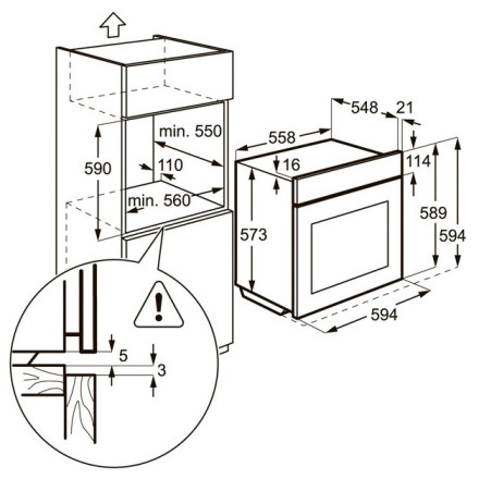 Духовой шкаф Zanussi ZOB 25321 XA