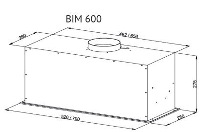 Вытяжка Kuppersberg BIM 600 White Вытяжка Kuppersberg BIM 600 White