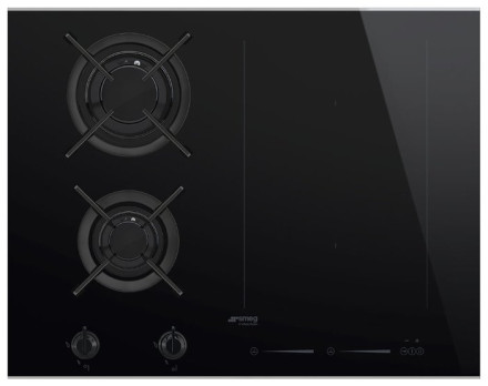 Комбинированная варочная панель smeg PM6621WLDX