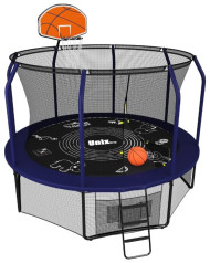 Каркасный батут Unix Line 10ft Supreme Game с баскетбольным кольцом 305х305х241 см Каркасный батут Unix Line 10ft Supreme Game с баскетбольным кольцом 305х305х241 см
