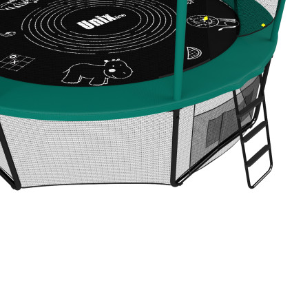 Каркасный батут Unix Line SUPREME GAME 8 ft (green) Каркасный батут Unix Line SUPREME GAME 8 ft (green)