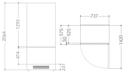 Встраиваемый холодильник KitchenAid KCVCX 20750L Встраиваемый холодильник KitchenAid KCVCX 20750L
